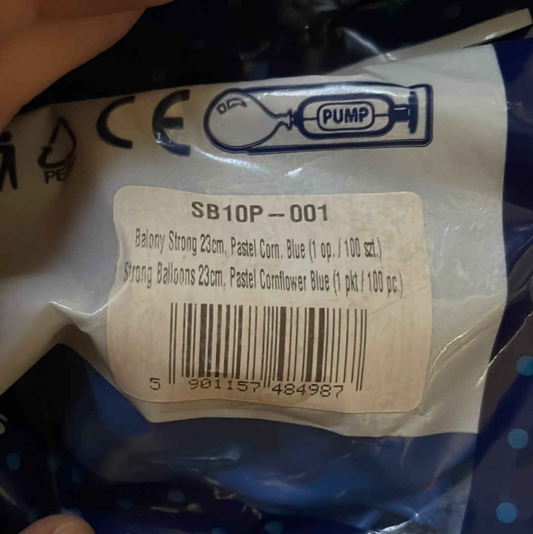 Palloncino MEDIO 23cm - Blu Fiordaliso