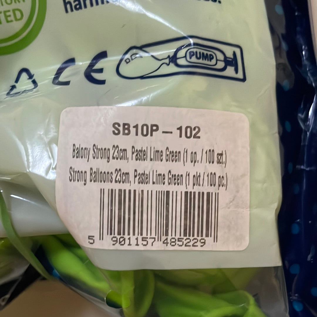 Palloncino MEDIO 23cm - Verde Lime