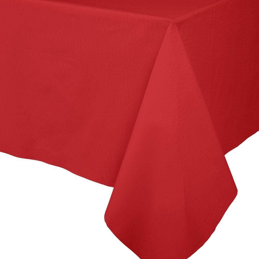 Tovaglia in Carta Lino - Rosso Vivace 243x152cm