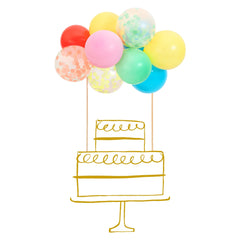 Cake Topper - Arco di palloncini
