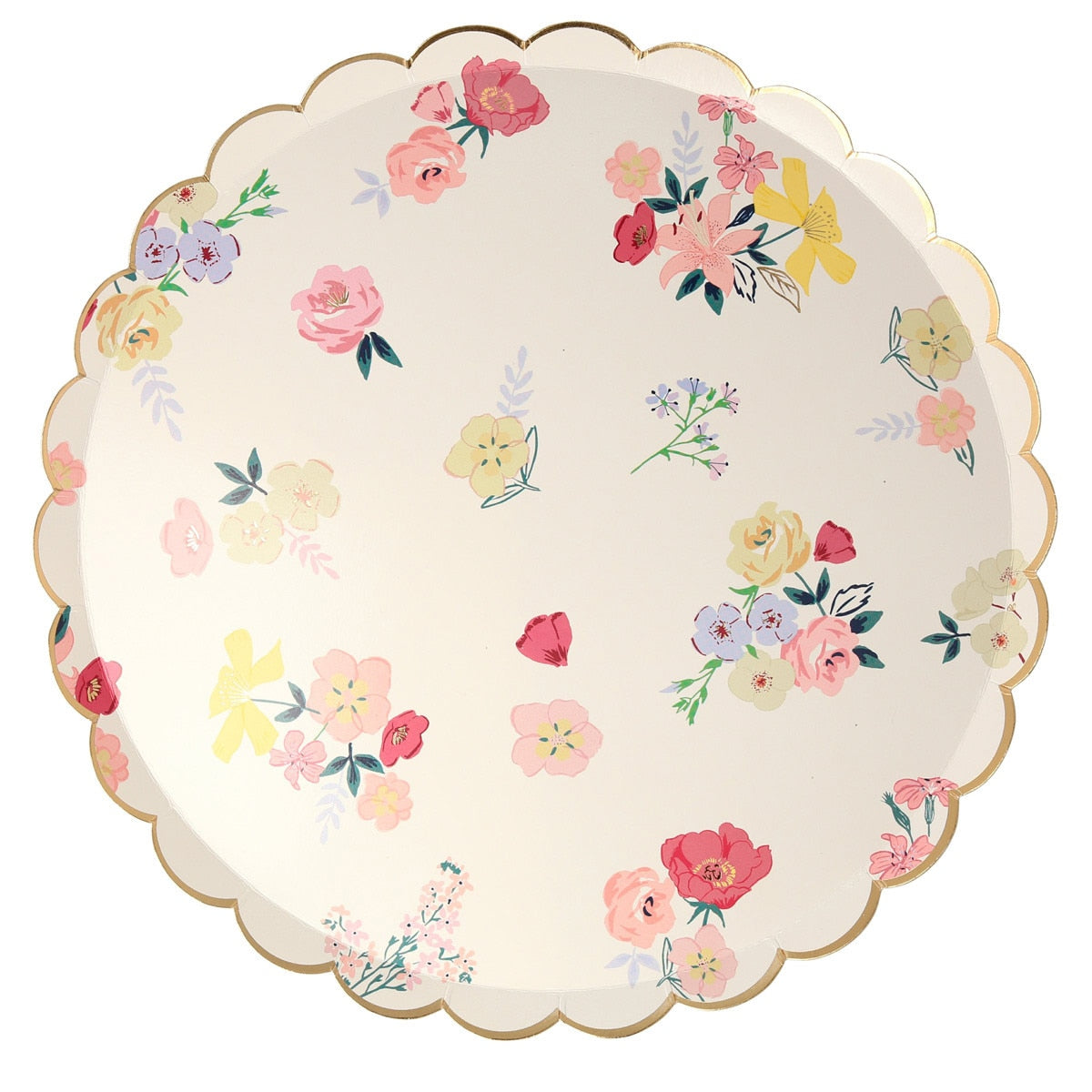 8 piatti in carta – giardino inglese