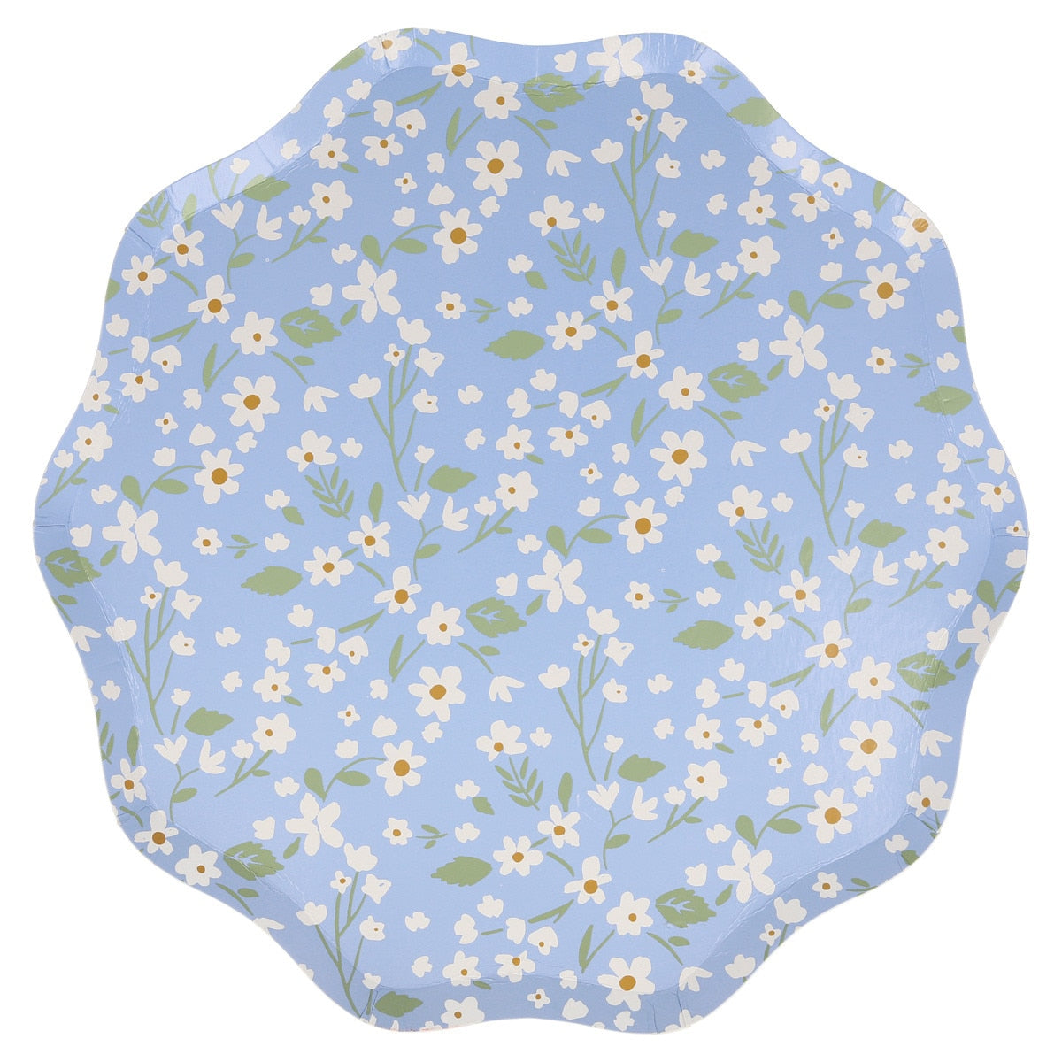 12 piatti in carta - boccioli pastello