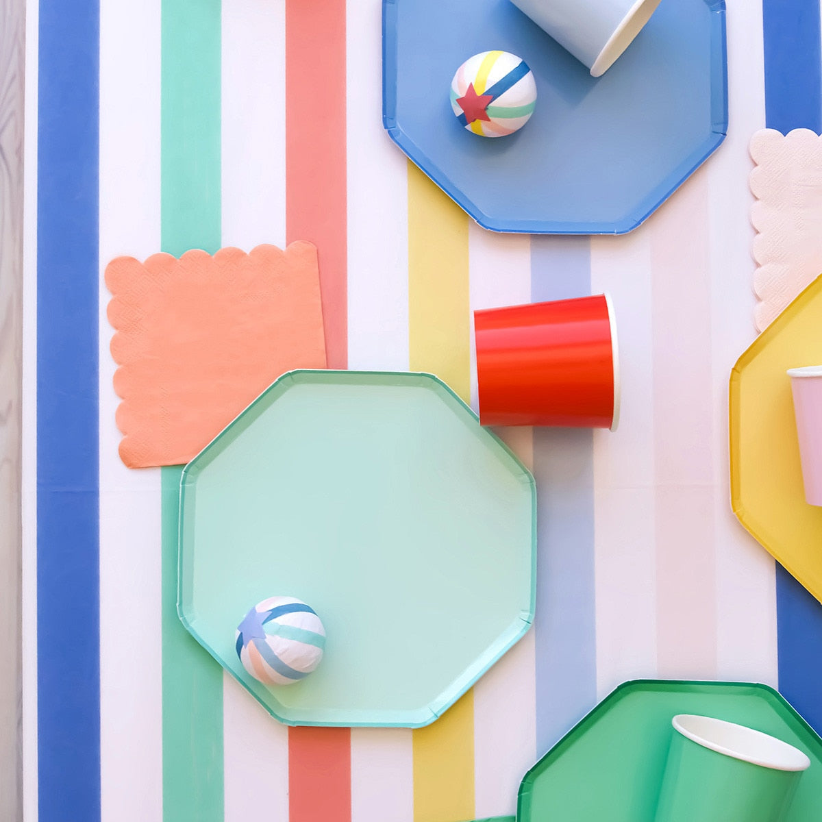 16 tovagliolini in carta - arancione papaya