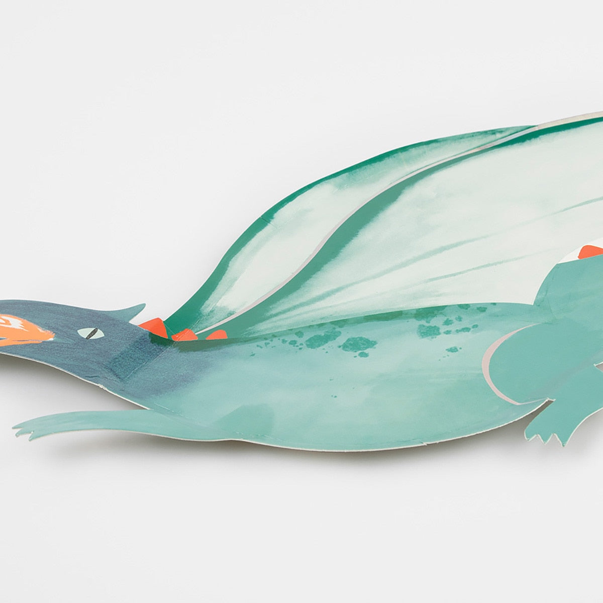 4 piatti in carta - drago