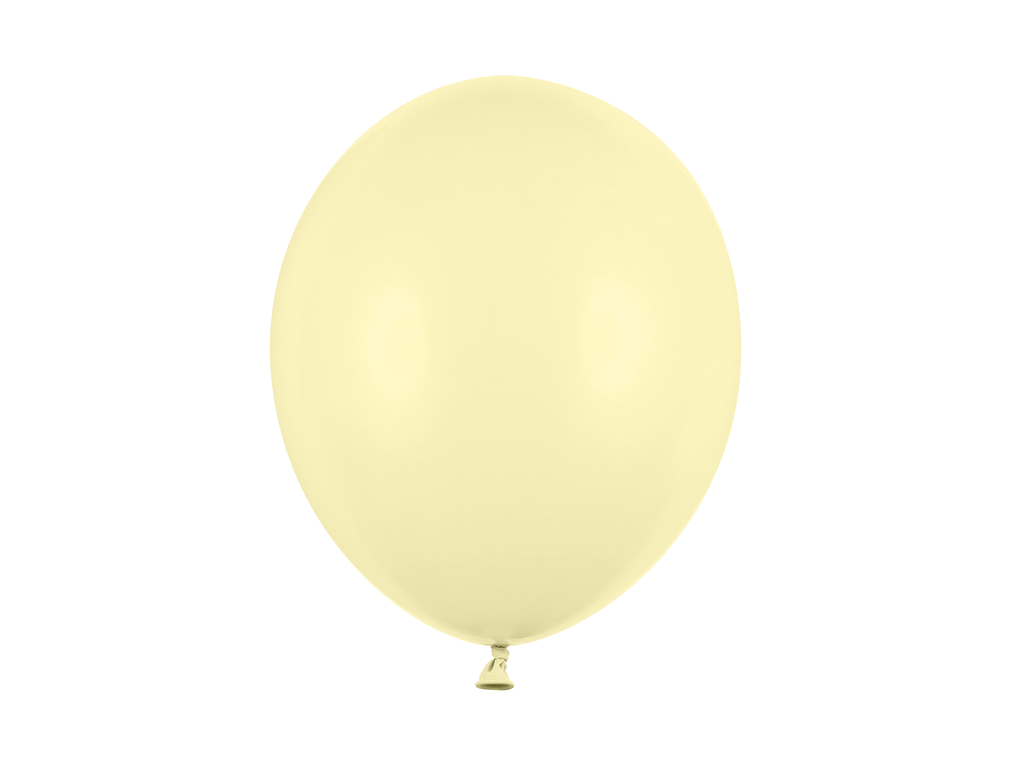 5 ECO Palloncini GRANDE 30cm - Giallo Pastello Opaco