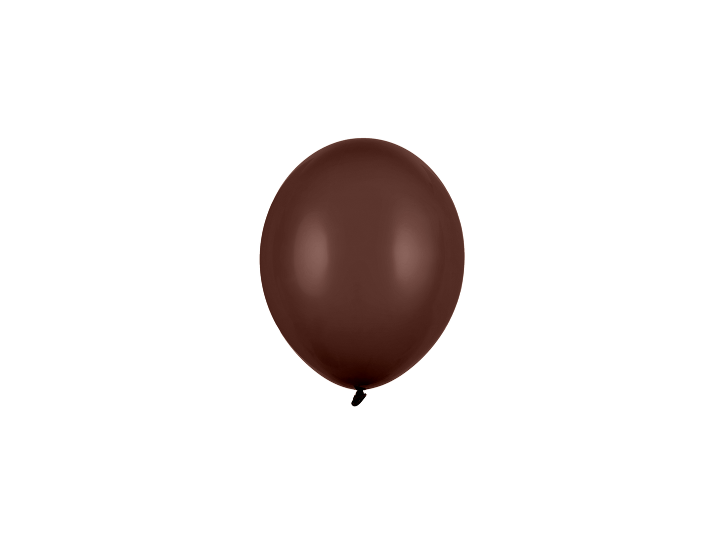 5 MINI Palloncini 12cm - Cioccolato Fondente Opaco