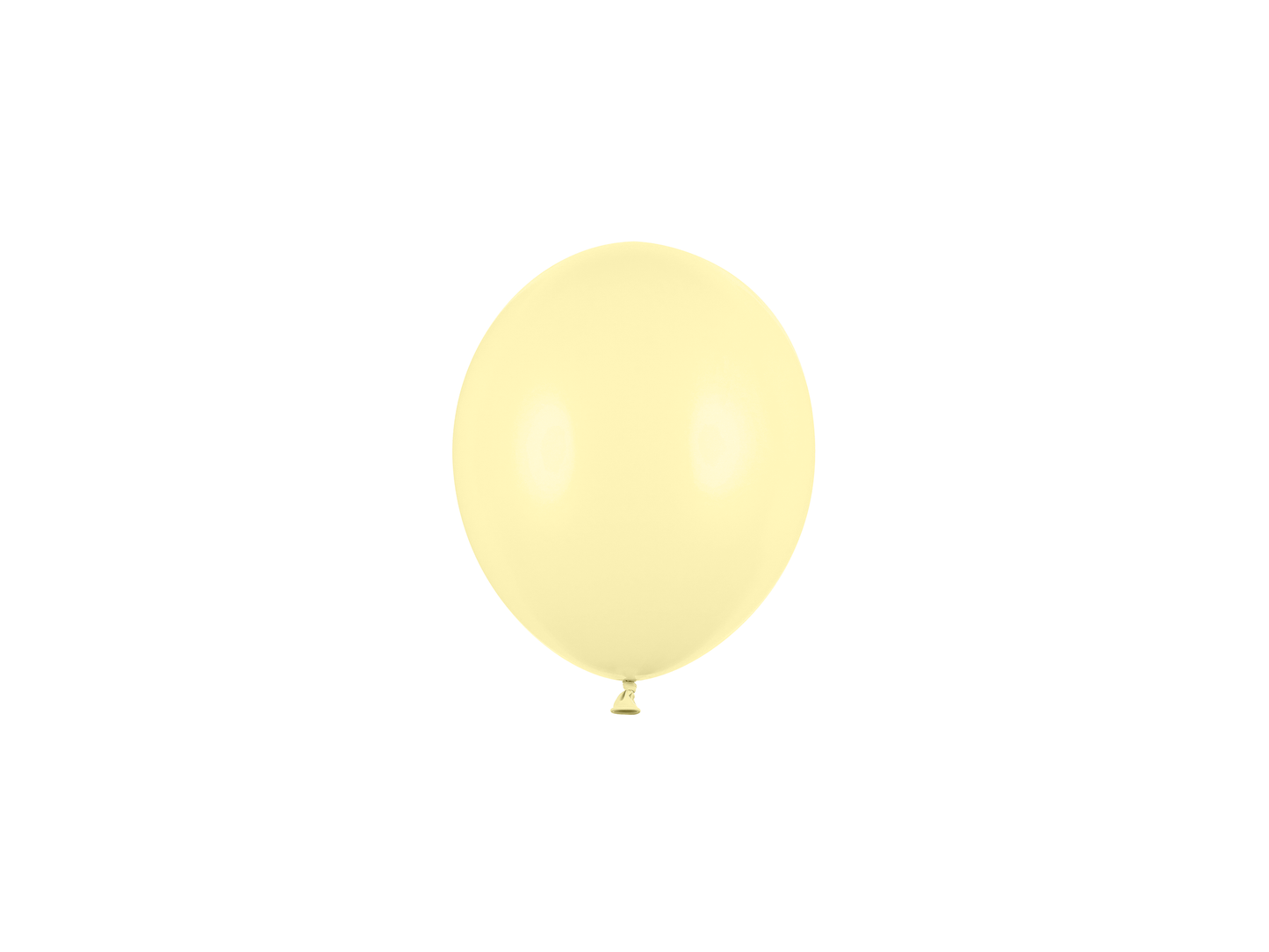 5 MINI Palloncini 12cm - Giallo Pastello Opaco