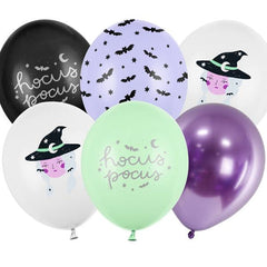 6 palloncini - Halloween Hocus Pocus strega