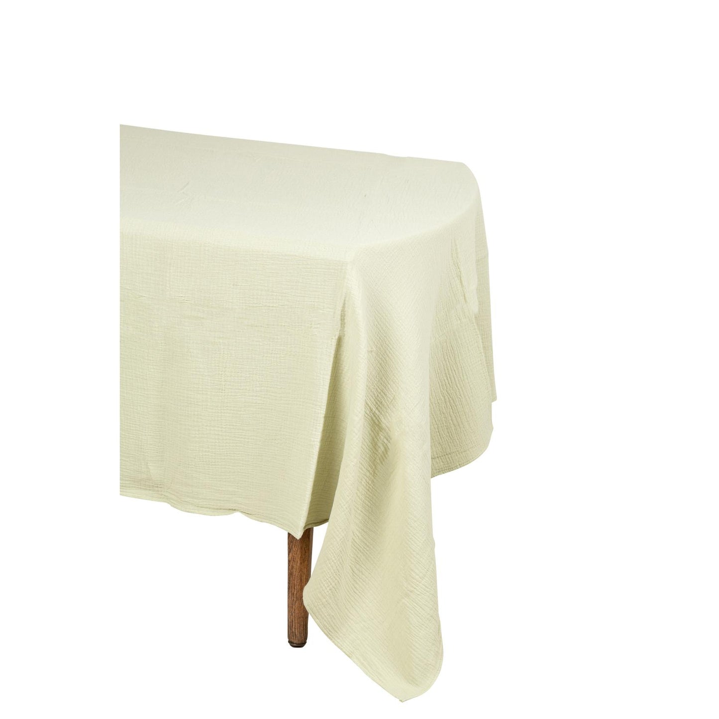 Tovaglia in Garza di Cotone - Verde Salvia 240x130cm