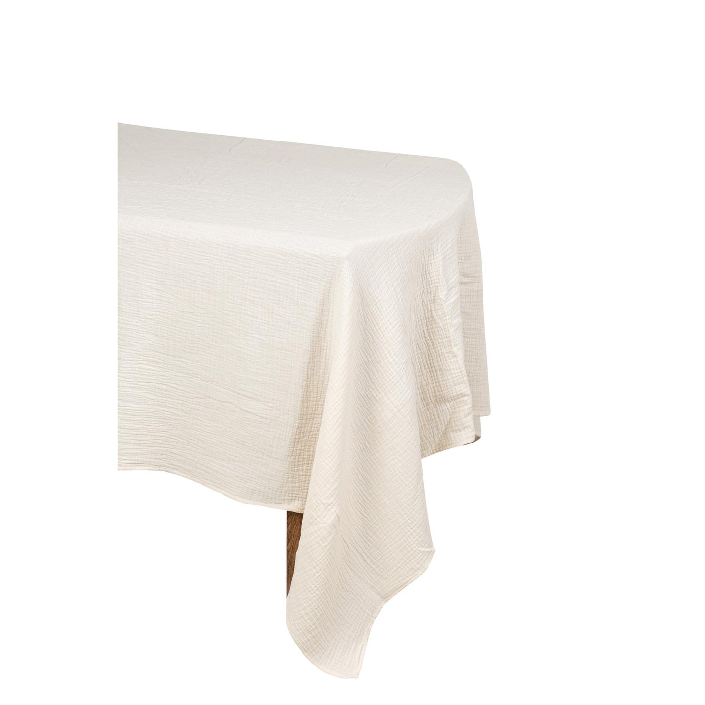 Tovaglia in Garza di Cotone - Crema 240x130cm