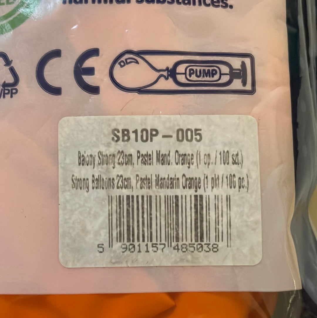 Palloncino MEDIO 23cm - Arancione