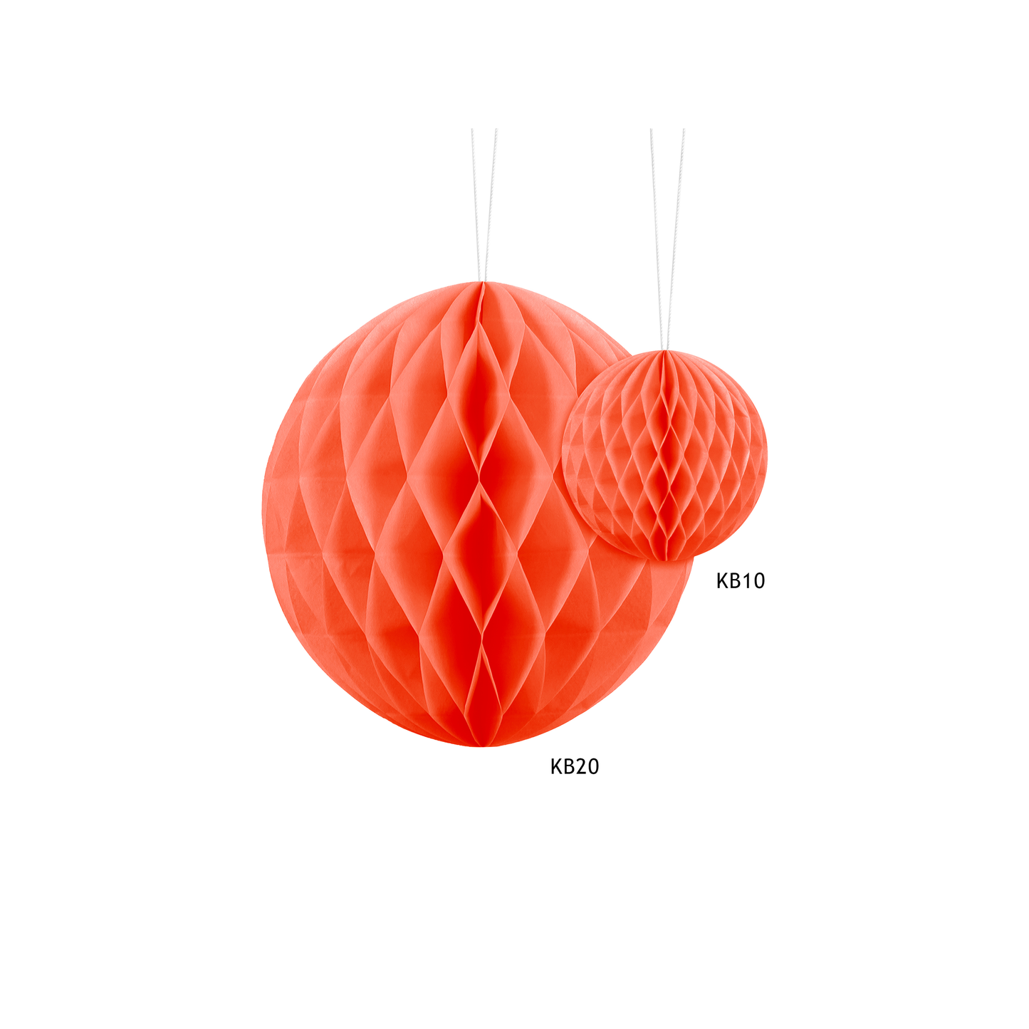 mini sfera decorativa 10cm - Arancione