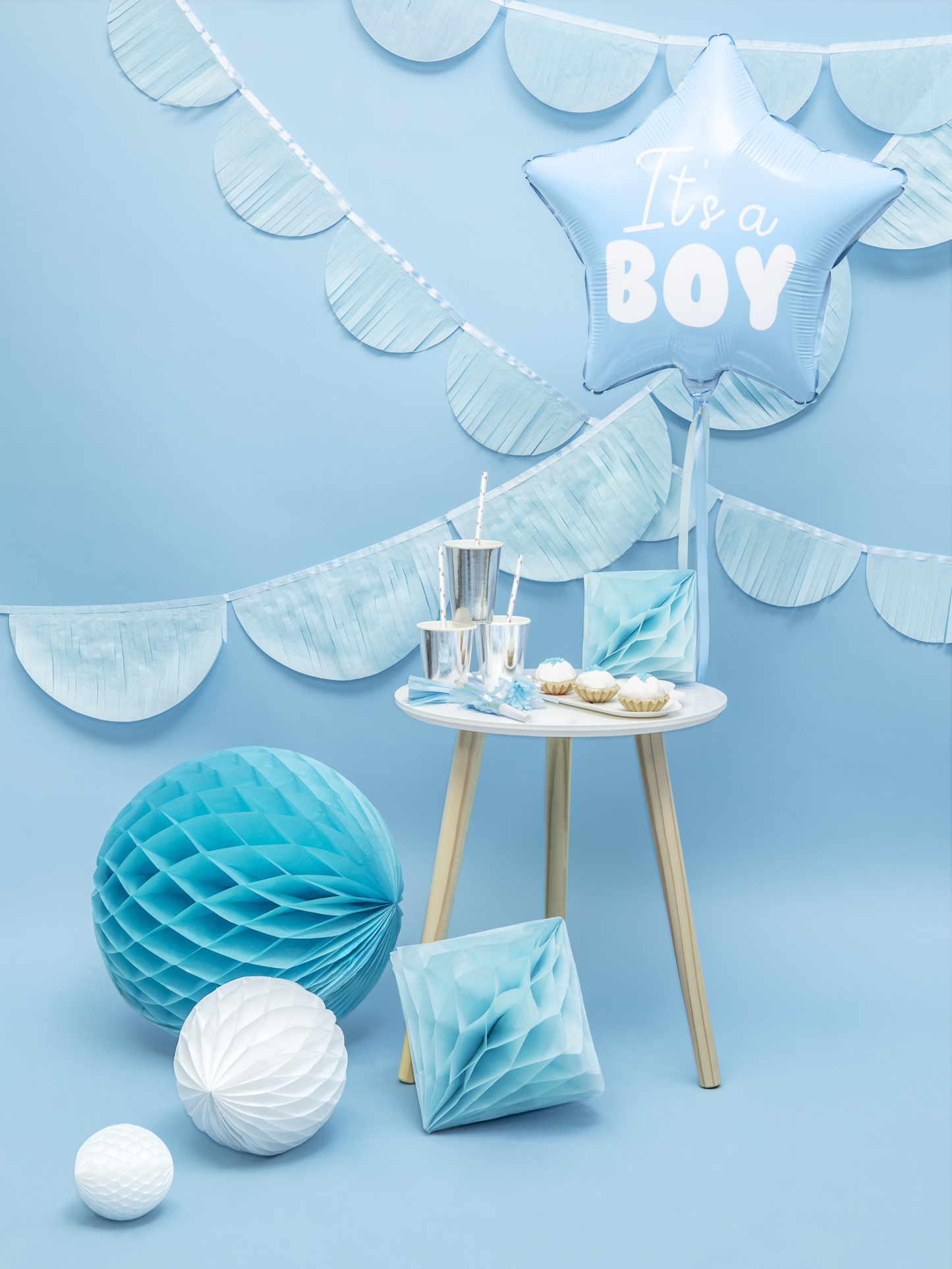 mini sfera decorativa 10cm - Bianco