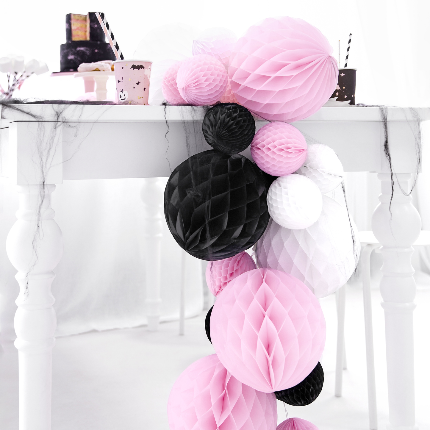 mini sfera decorativa 10cm - Bianco