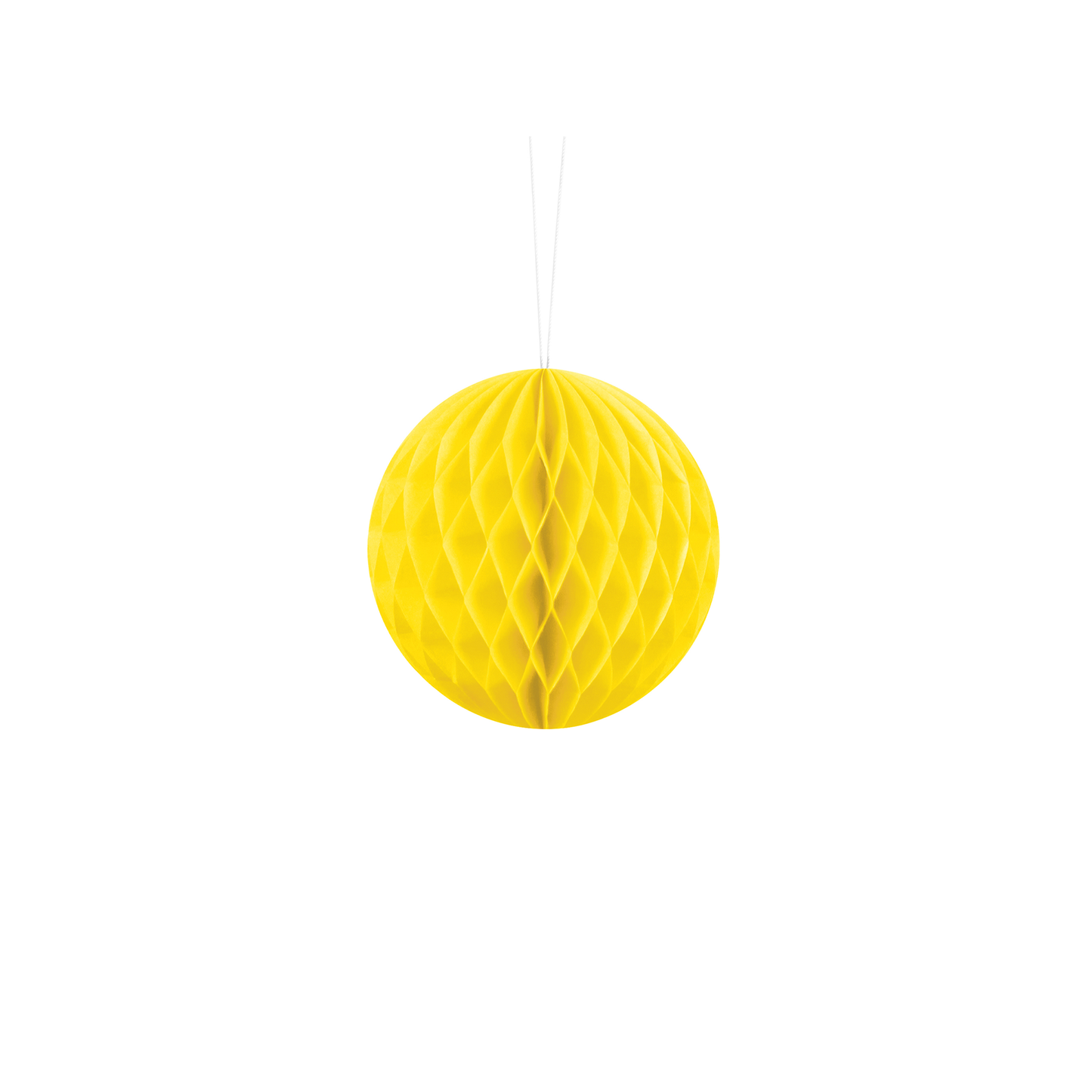 mini sfera decorativa 10cm - giallo