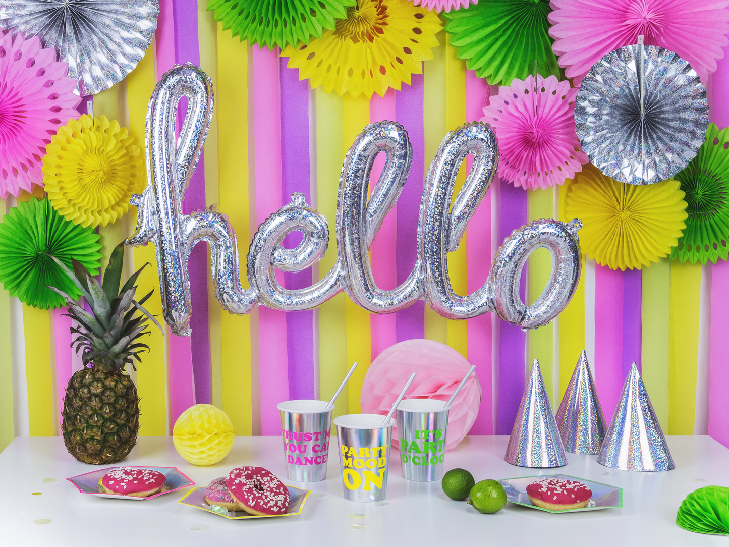 mini sfera decorativa 10cm - giallo