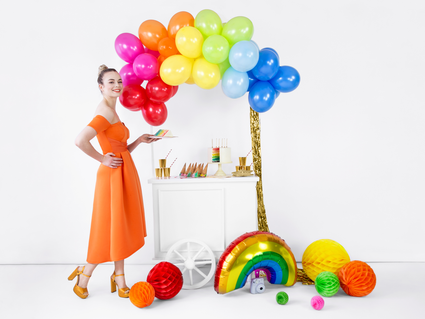Sfera decorativa 20cm - Arancione