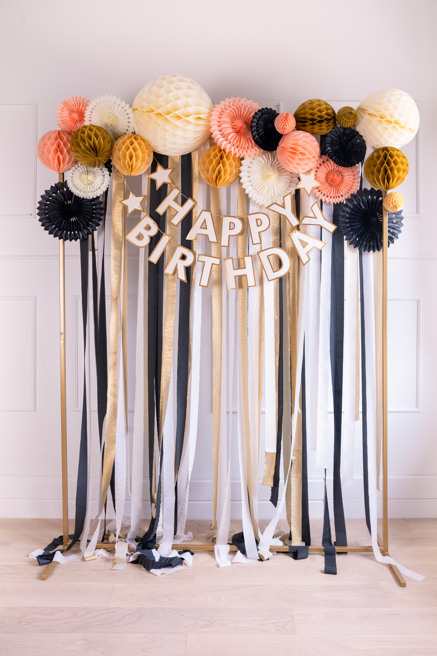 Sfera decorativa in carta 20 cm - Pesca Chiaro