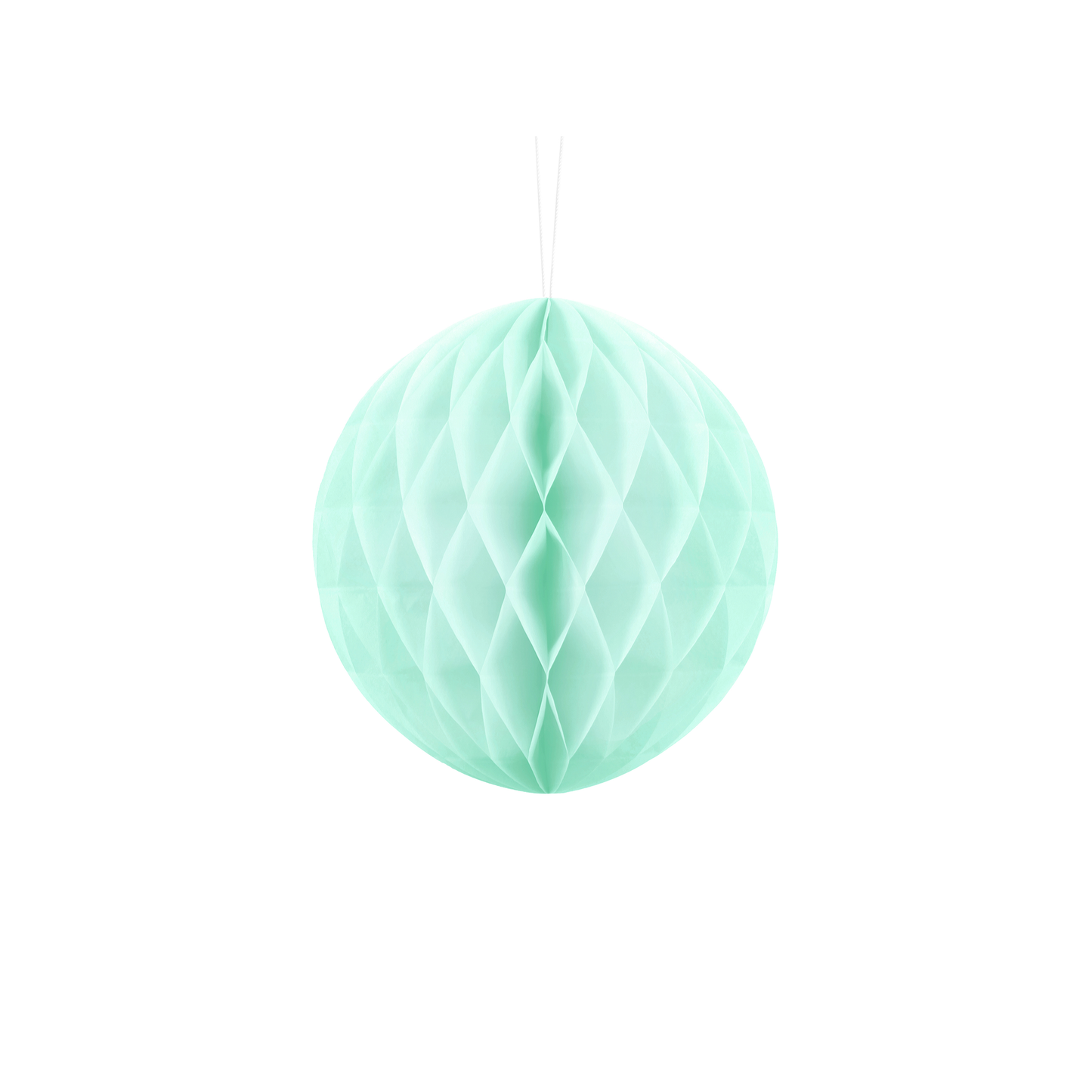 sfera decorativa in carta 20cm - verde menta