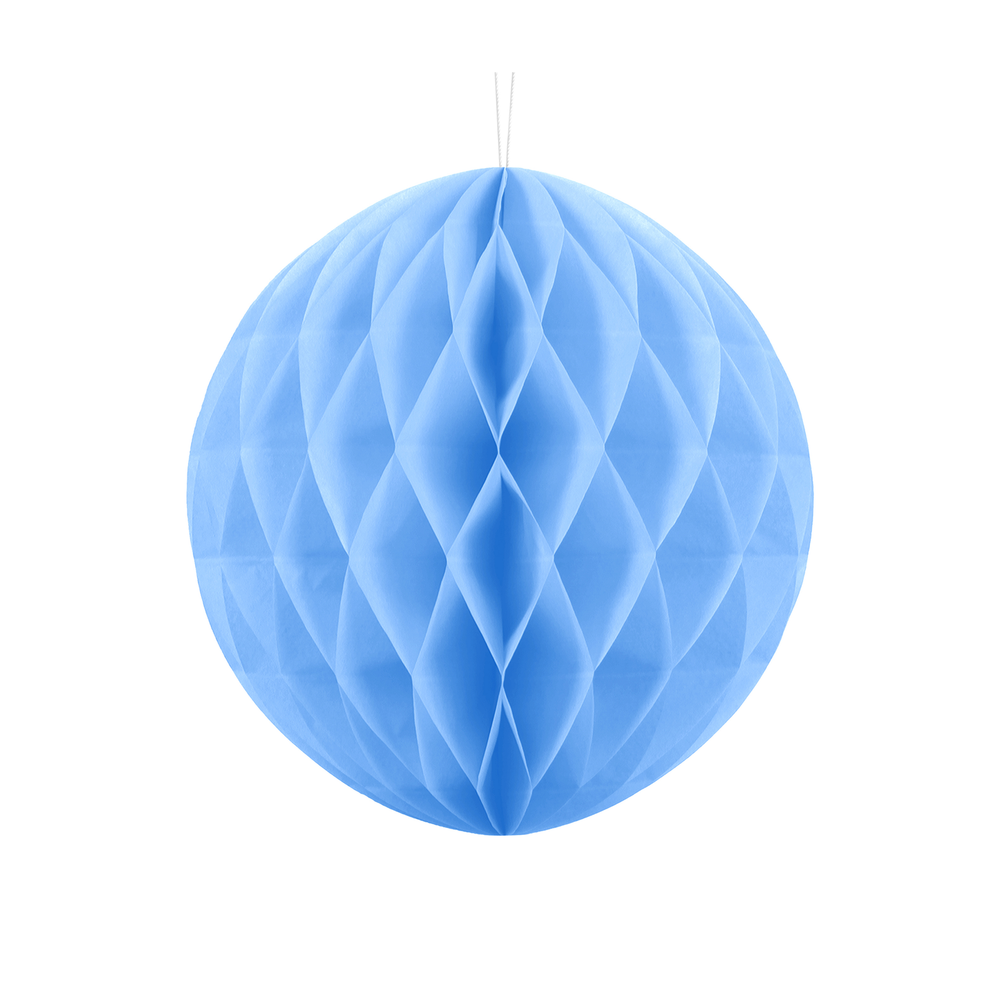 Sfera decorativa in carta 30 cm - Azzurro intenso