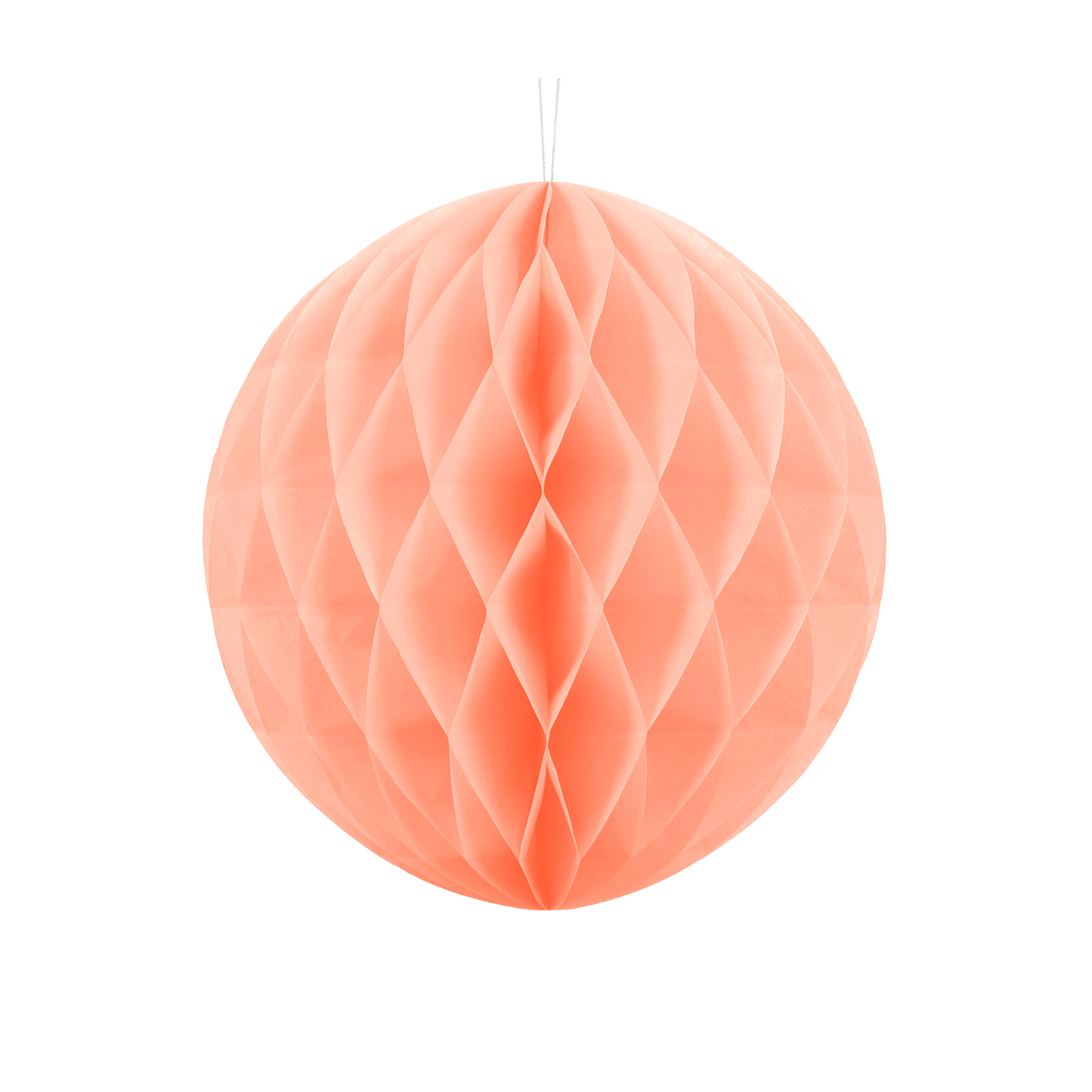 Sfera decorativa in carta 30 cm - Pesca Chiaro