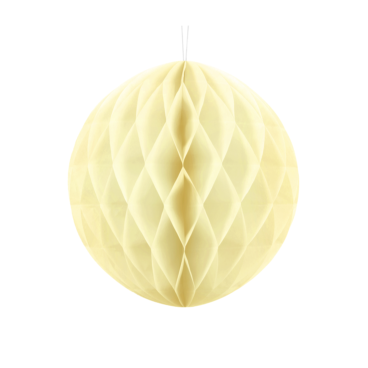 Sfera decorativa in carta 30 cm - Bianco Avorio