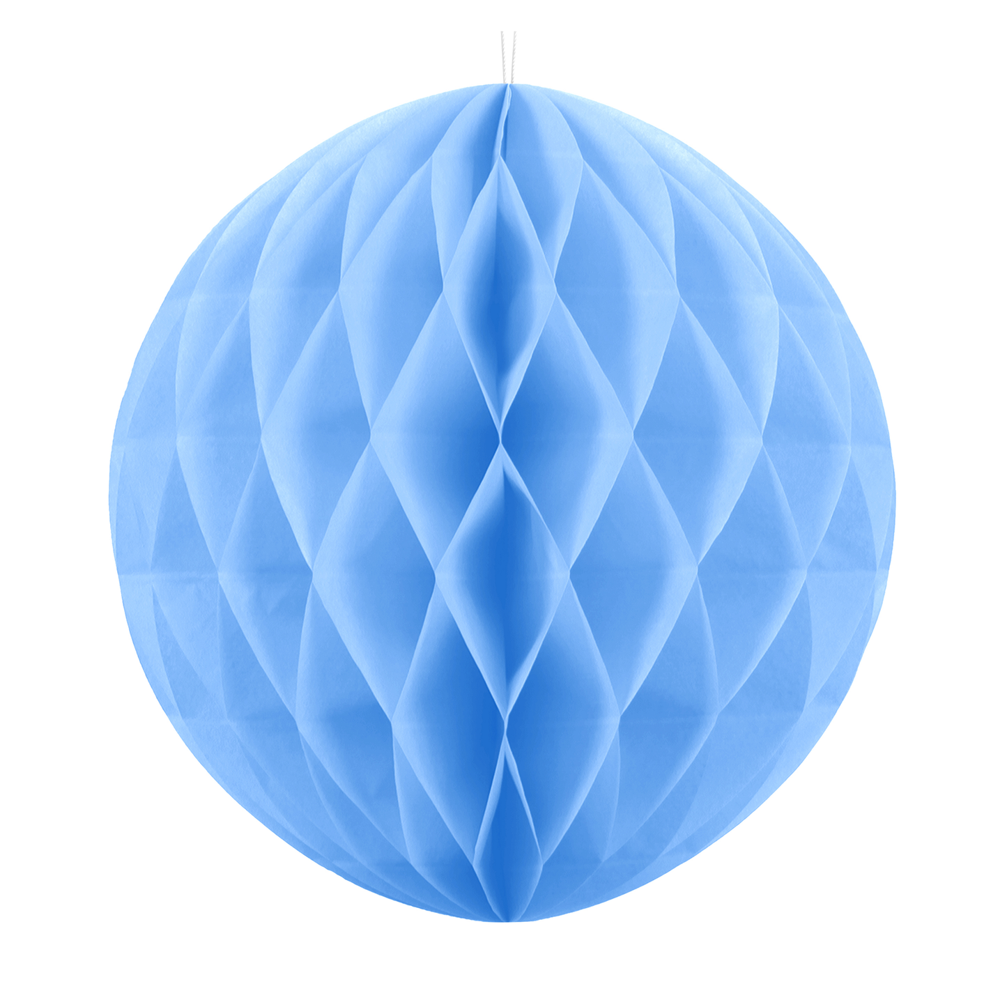 Sfera grande decorativa in carta 40 cm - Azzurro intenso