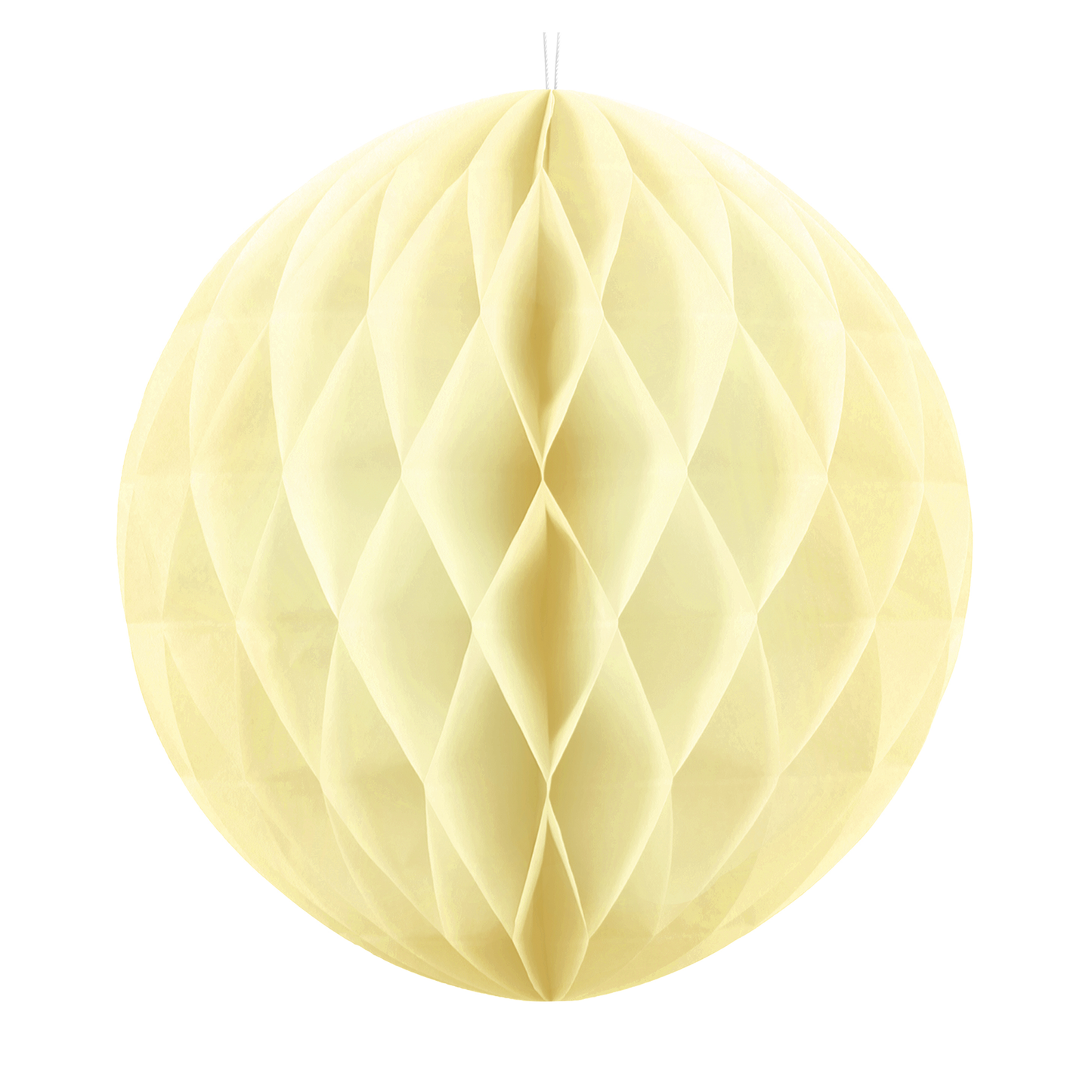 Sfera grande decorativa in carta 40 cm - Bianco Avorio