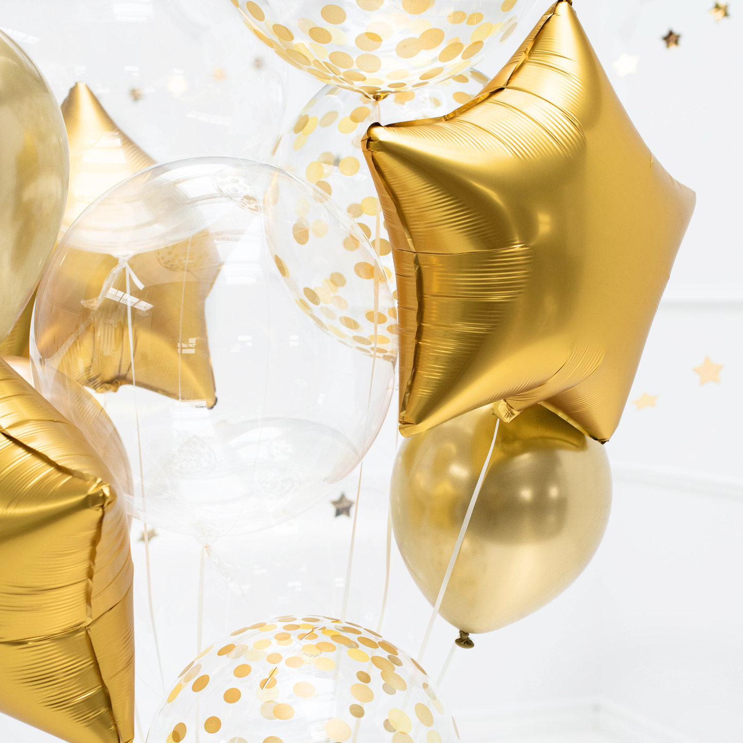 Palloncino GRANDE 40cm - Coriandoli Oro