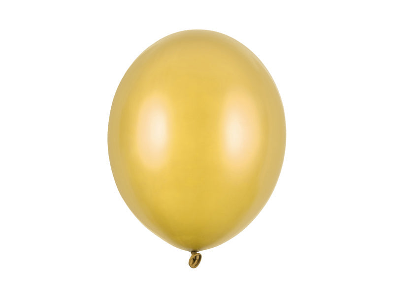5 Palloncini GRANDE 30cm - Oro Metallizzato