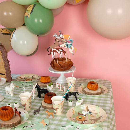 20 tovaglioli in carta - Cavalli ed equitazione