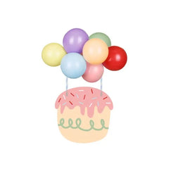 Cake topper mini Palloncini Arcobaleno