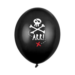 5 Palloncini GRANDE 30cm - Stampa Pirata