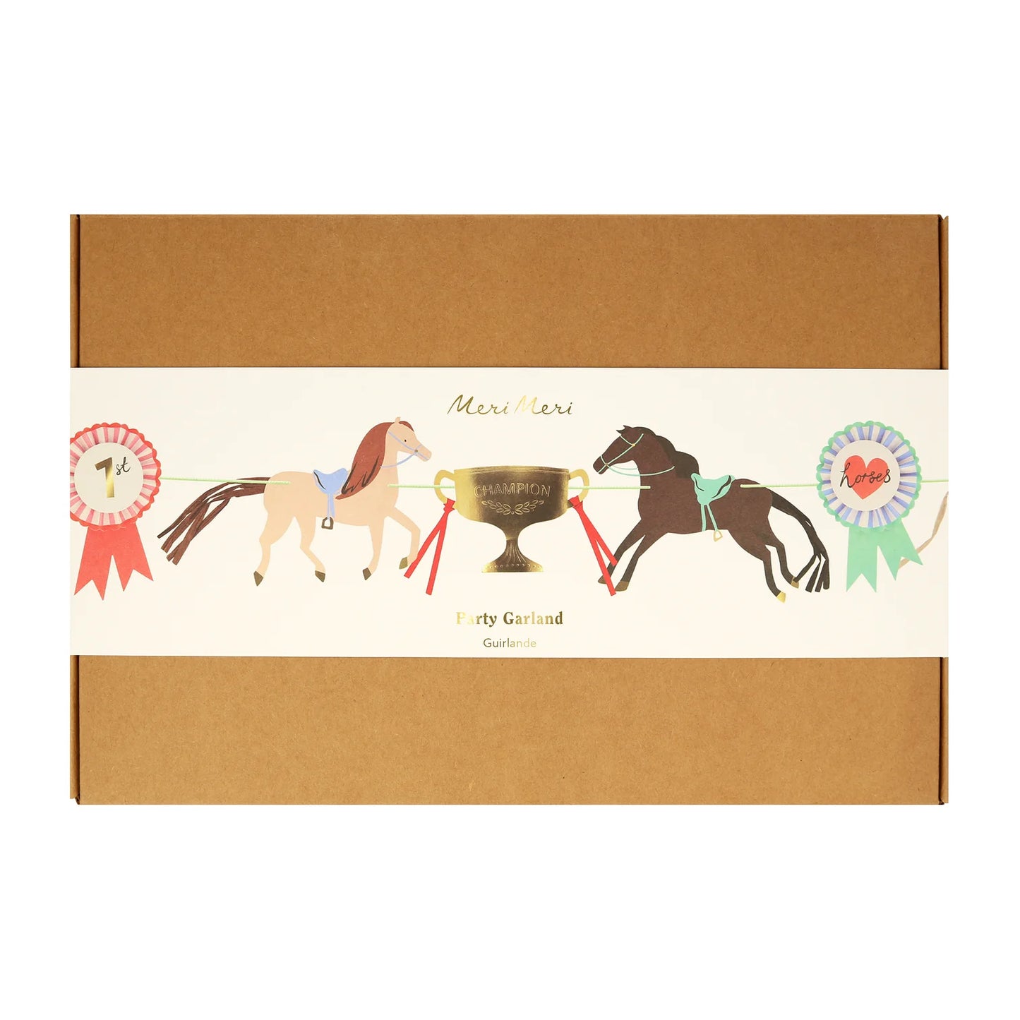 Ghirlanda in carta - cavalli