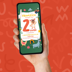 Invito Compleanno WhatsApp Personalizzato a Tema Fattoria
