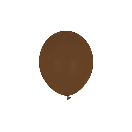 5 MINI Palloncini 12cm - Cioccolato Fondente Opaco