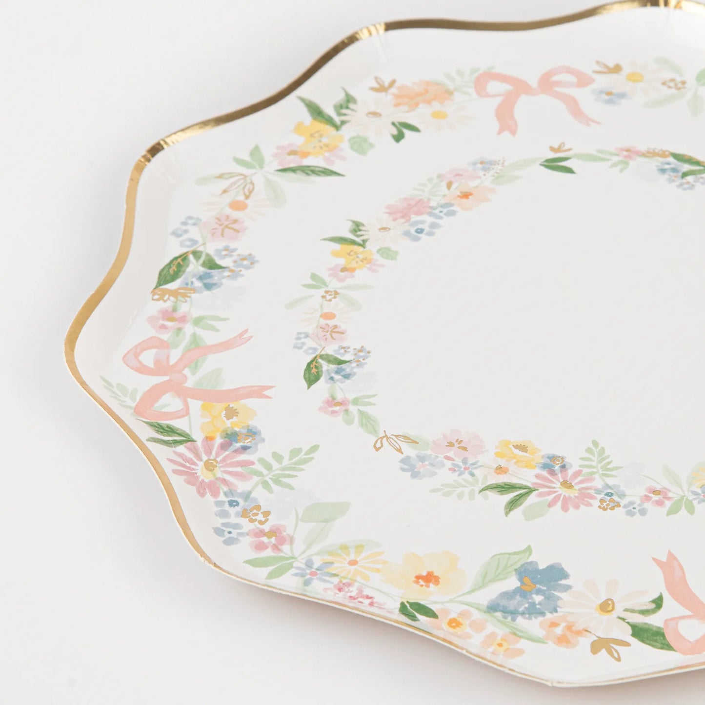 8 piatti in carta - Elegant floral