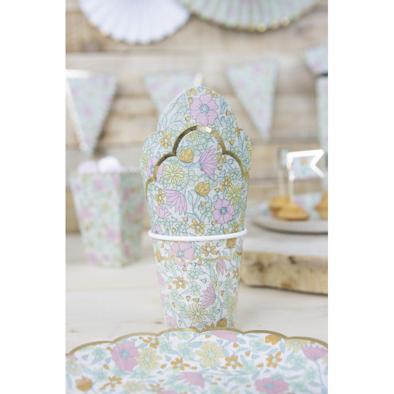 16 Tovaglioli in carta - Shabby e Oro