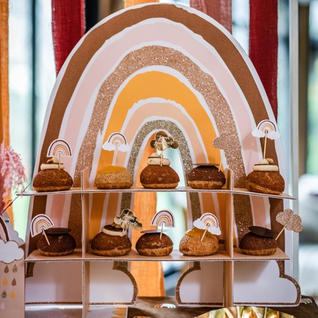 12 toppers - arcobaleno francese