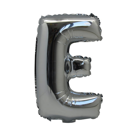 LETTERA ARGENTO "E" – Foil Balloon