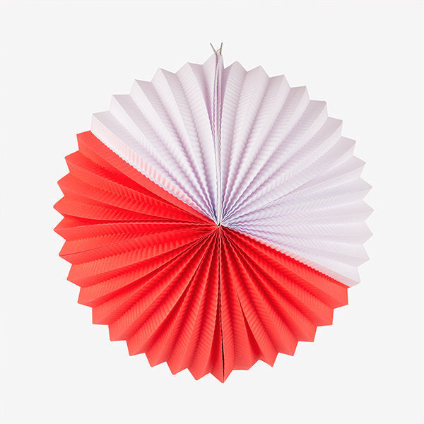 lanterna cinese - bianco e rosso