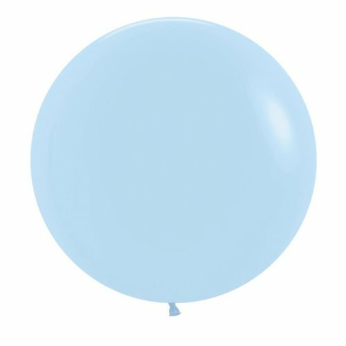 palloncino gigante 100cm - azzurro pastello