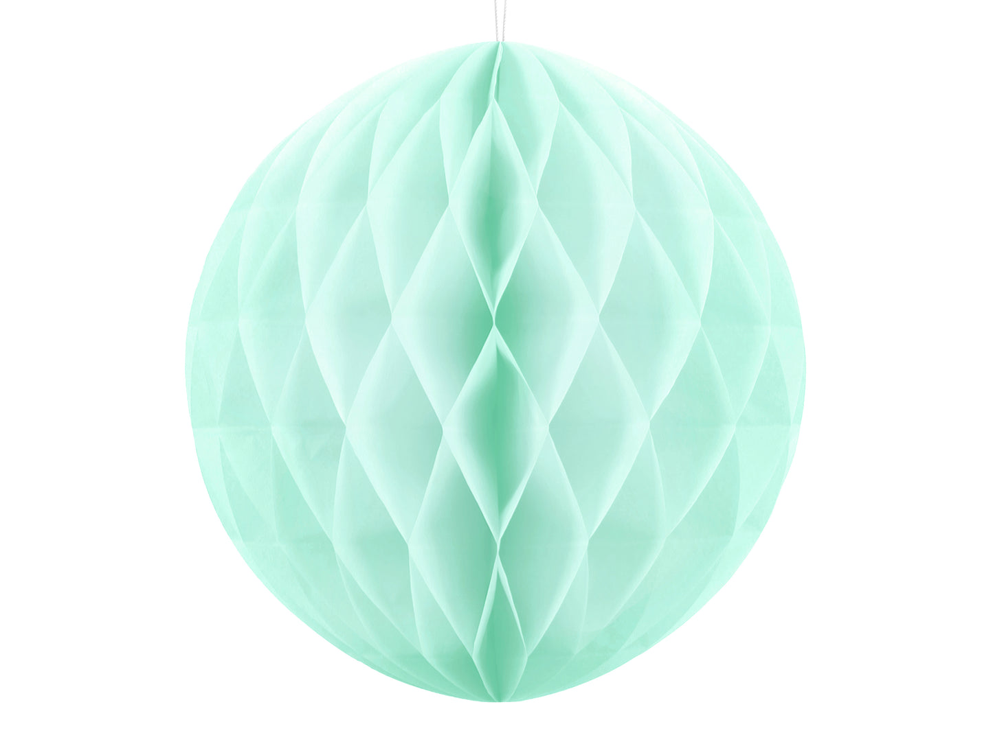 sfera decorativa in carta 40cm - verde menta