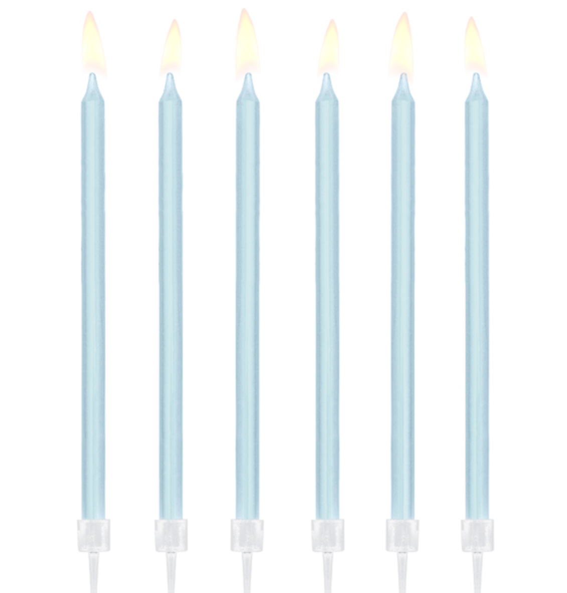 12 candeline lunghe - azzurro pastello – Funny Bunny