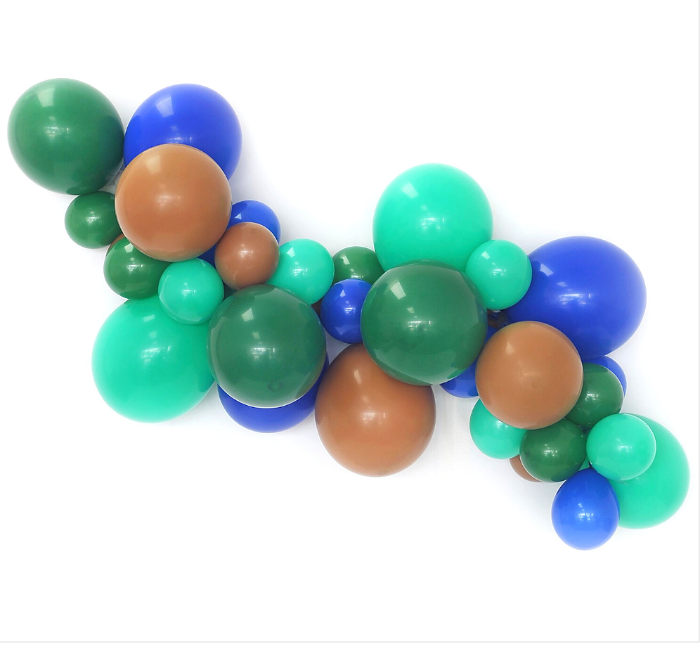 arco di palloncini - dinosauro