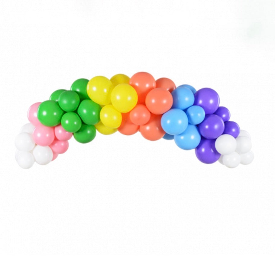 arco di palloncini - arcobaleno lucido – Funny Bunny