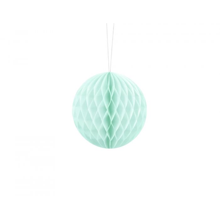 mini sfera in carta 10cm - verde menta