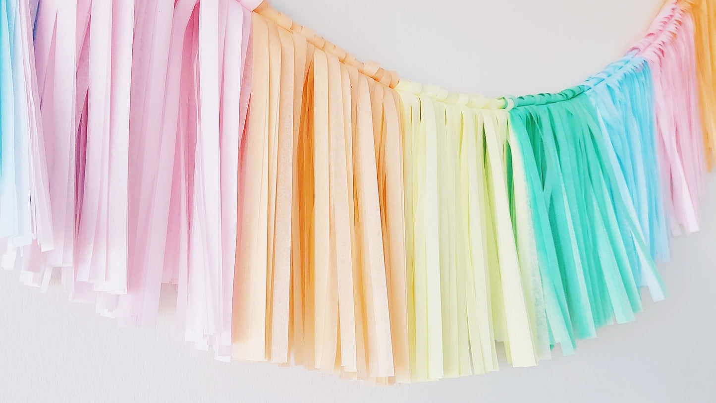 frange decorative XXL - pastello