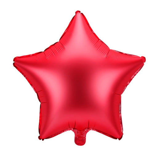 palloncino mylar - stella rossa satinata