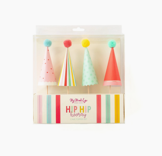 cake topper - party hat